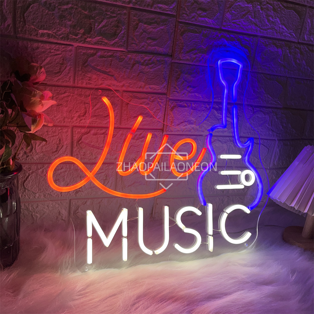 Enseigne au néon de musique en - Party Games Name avis et prix